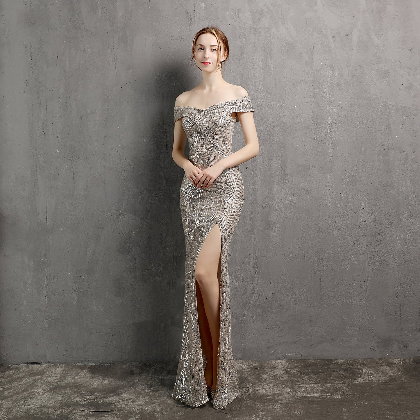 Women's Fairy Socialite Sexy Long Slim Dress