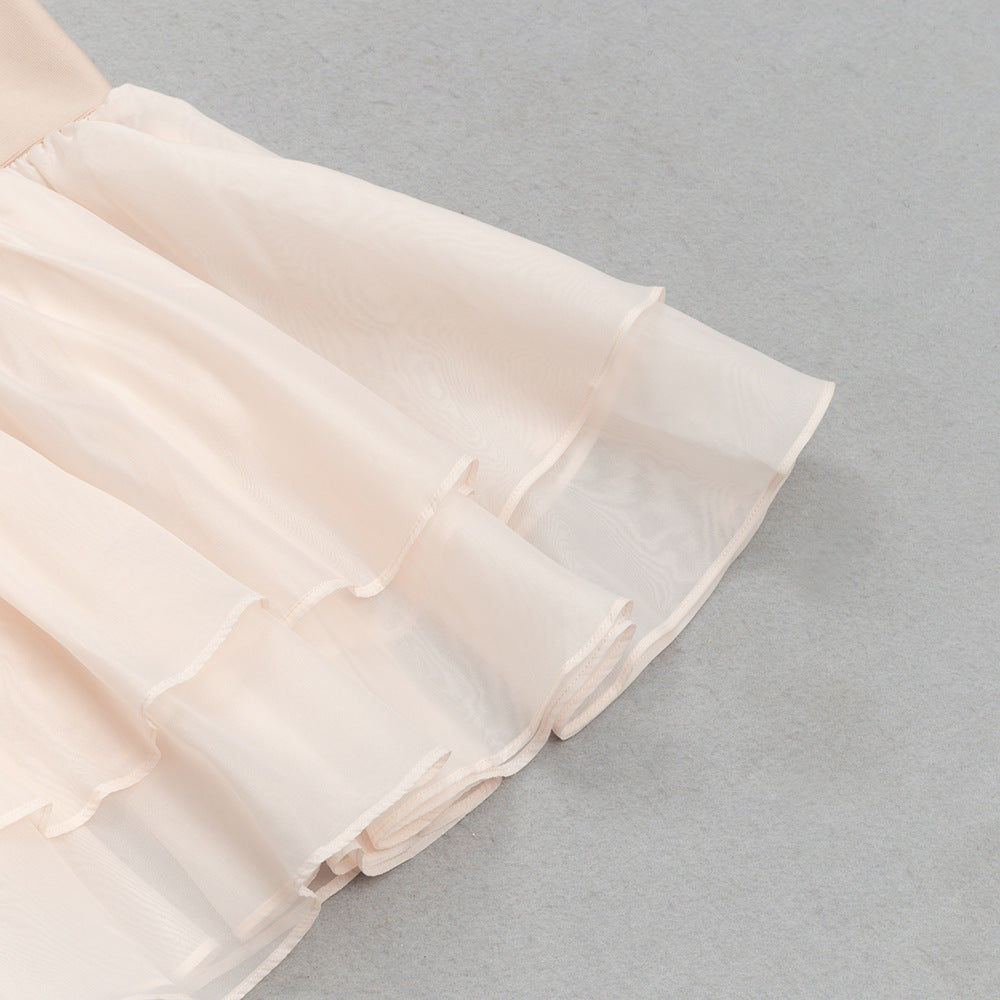 Finesse Strap Fishtail Bandage Dress