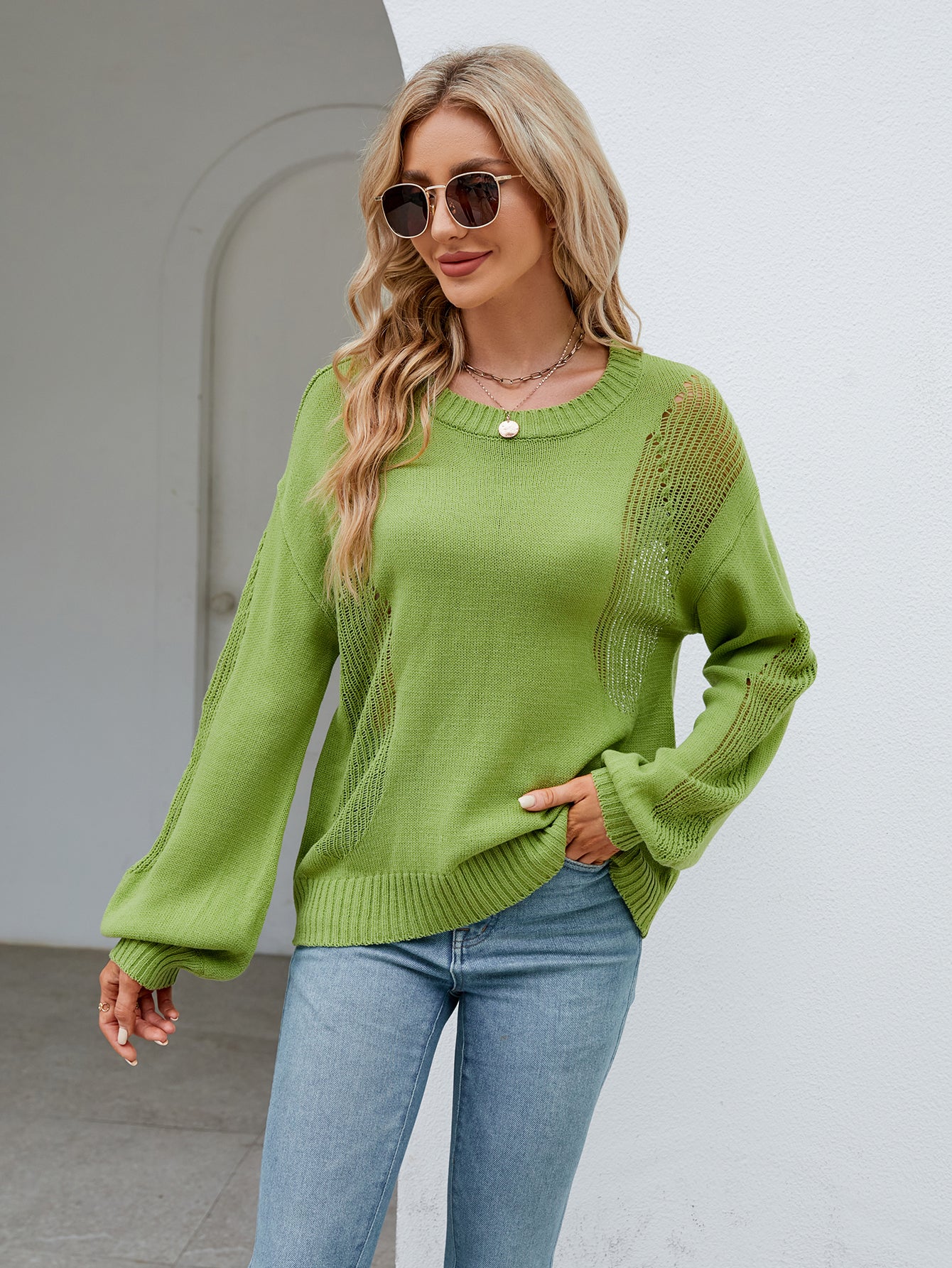 Hollow Pullover Knitwear Sweater