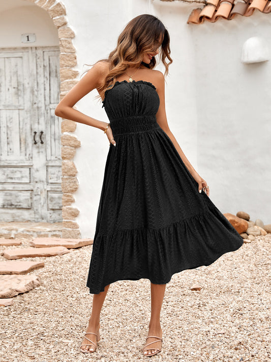 Women's Casual Chest Cover Waist Dress